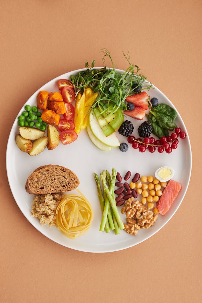 services-04 Colorful assortment of healthy foods on a plate, perfect for a balanced diet.